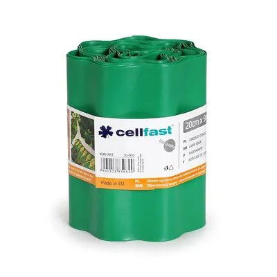 Обрамления огородно-газонные CELLFAST 20см x 9м зелёный