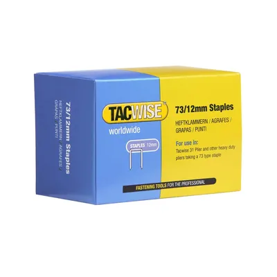 Скобы в картонном боксе  73 12mm 5000шт TACWISE
