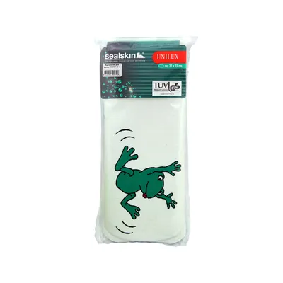 Подголовник для ванны FREDDY 32 х 22 см ПВХ белый с лягушками Sealskin