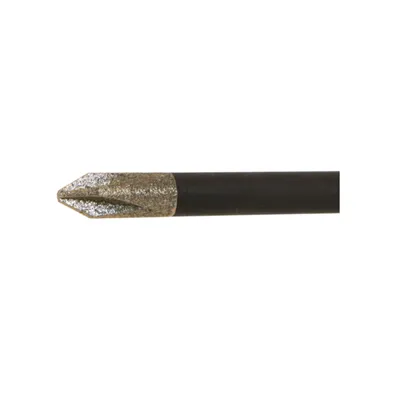 Отвертка крестовая HANSKONNER PH1x200 с алмазным наконечником, твердость 59 HRC сталь S2 — фото 2