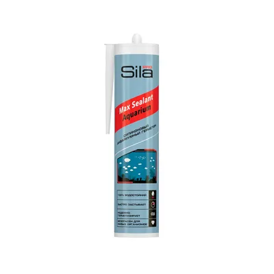 Герметик силиконовый аквариумный SILA PRO Max Sealant бесцветный 280ml — фото 2
